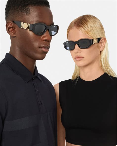 versace black medusa sunglasses|versace glasses unisex.